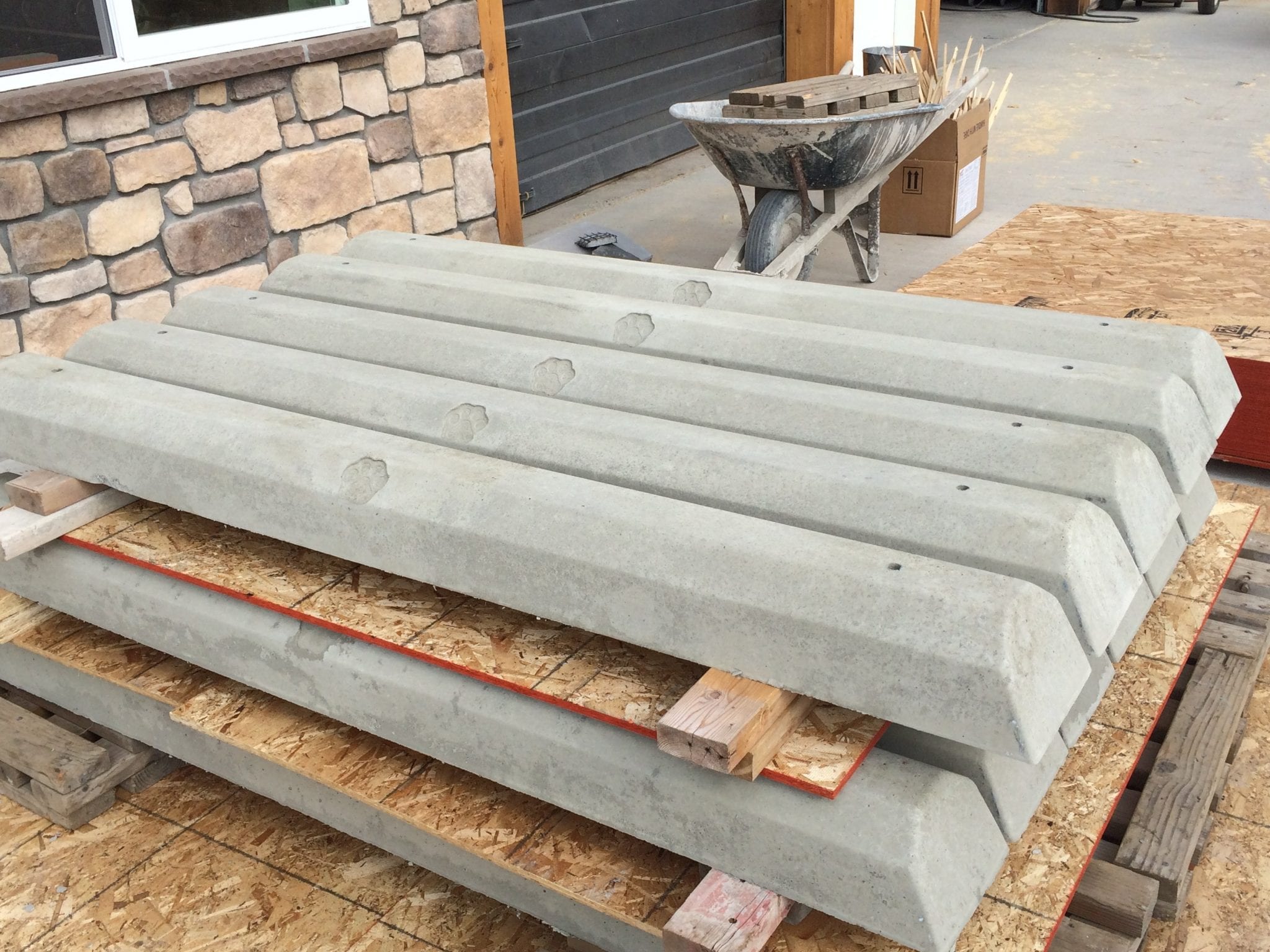Concrete Wheel Stops Parking Curbs Mount Vernon Washington