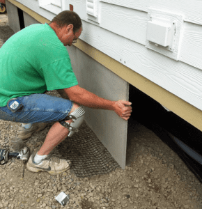 DURASKIRT™ mobile home skirting