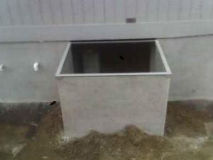 cement board well